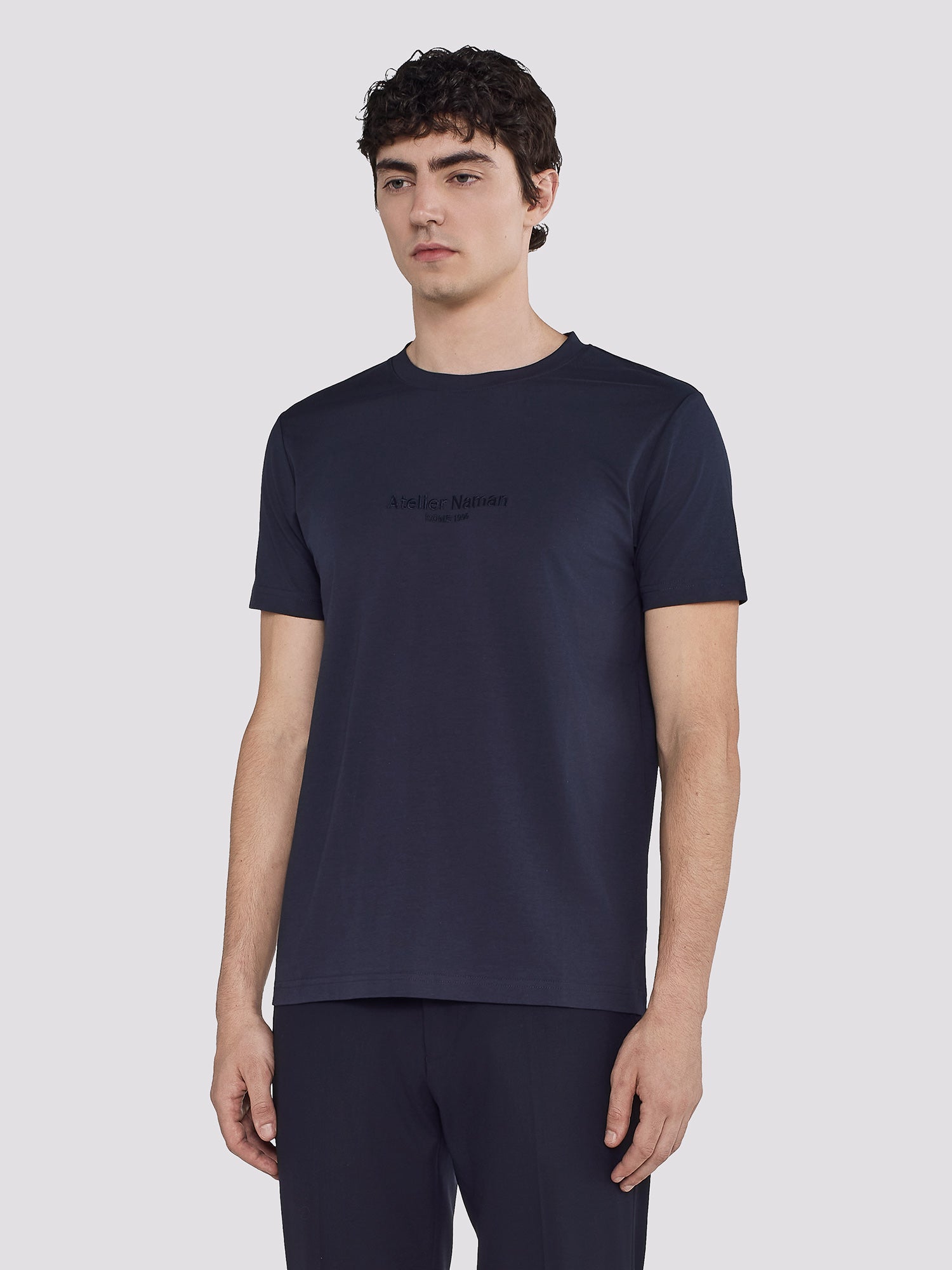 T-SHIRT ATELIER NAMAN LOGO RICAMATO