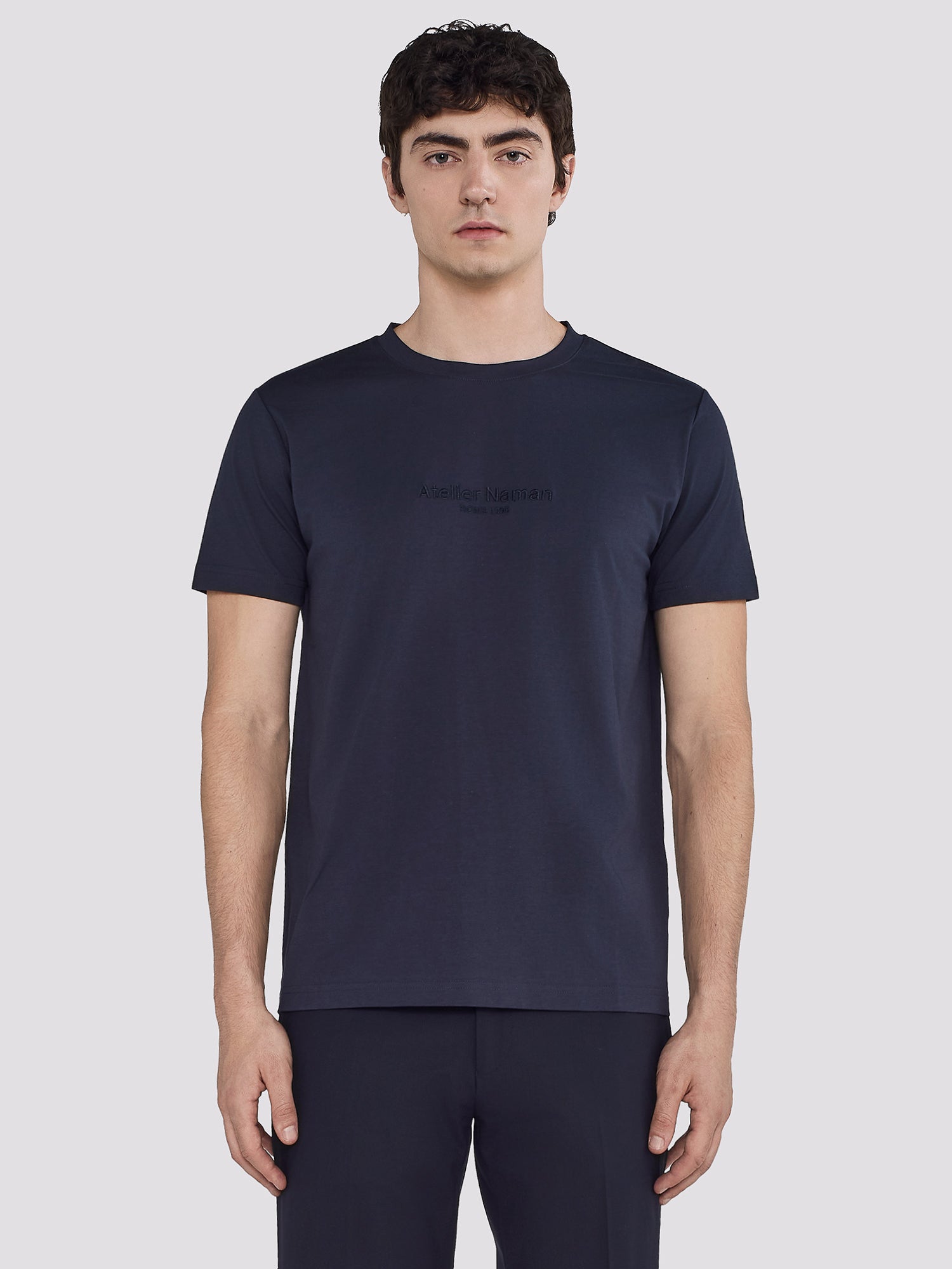 T-SHIRT ATELIER NAMAN LOGO RICAMATO