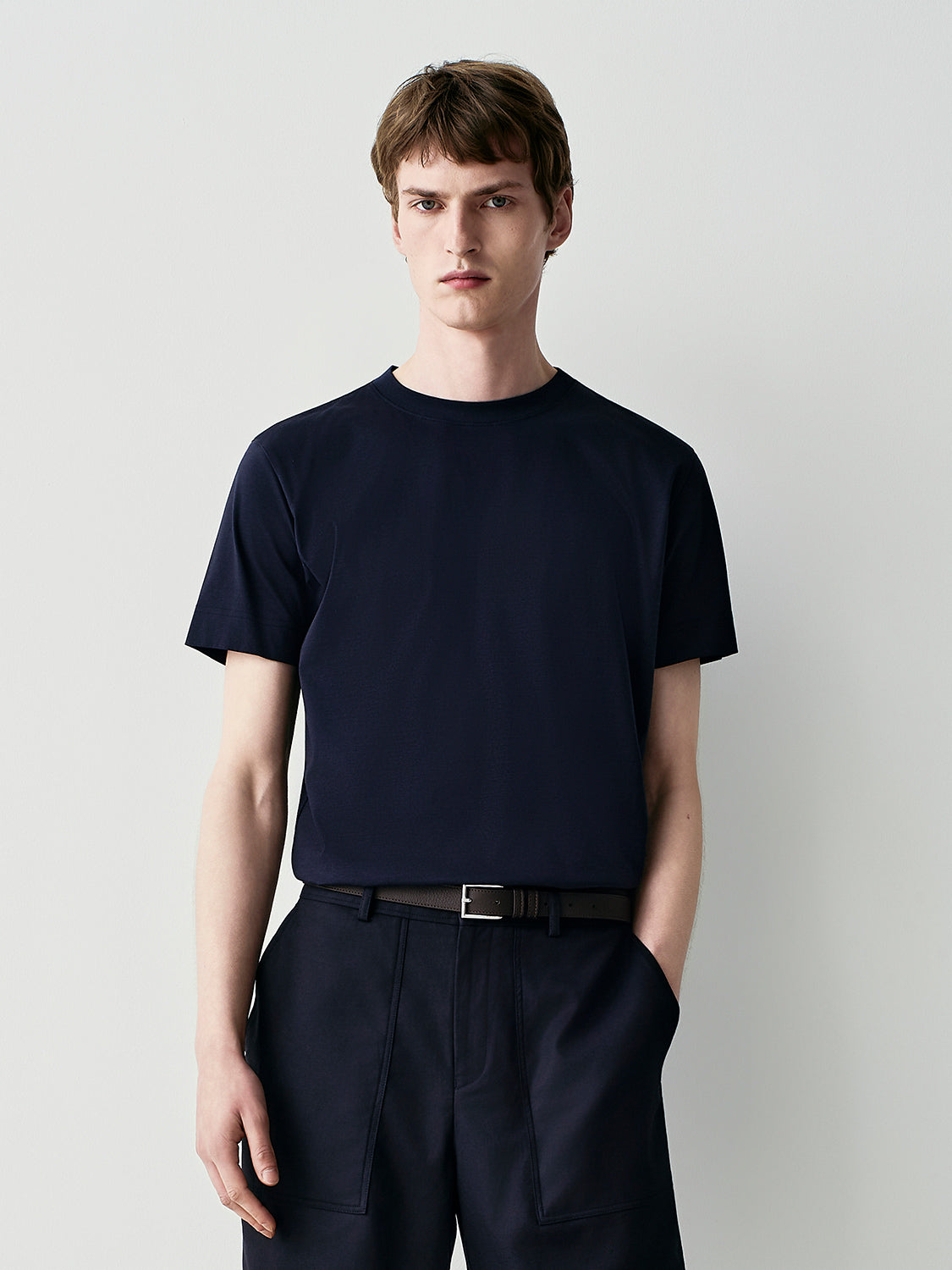 T-shirt regular a maniche corte