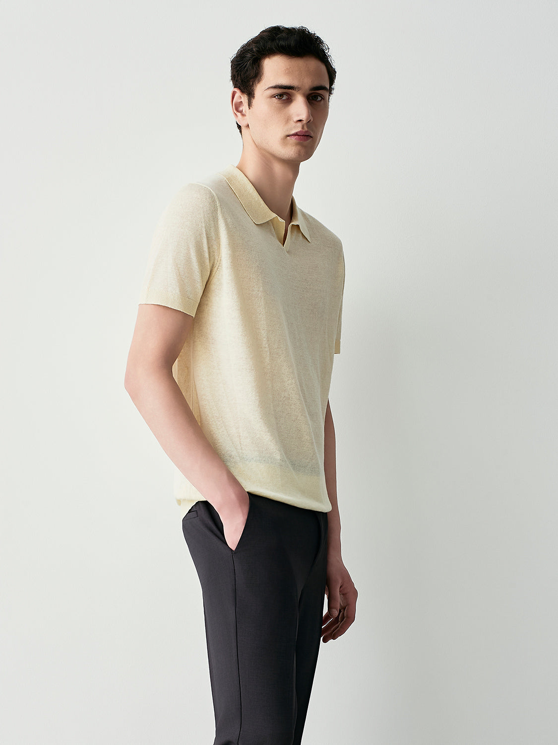 Polo pure linen