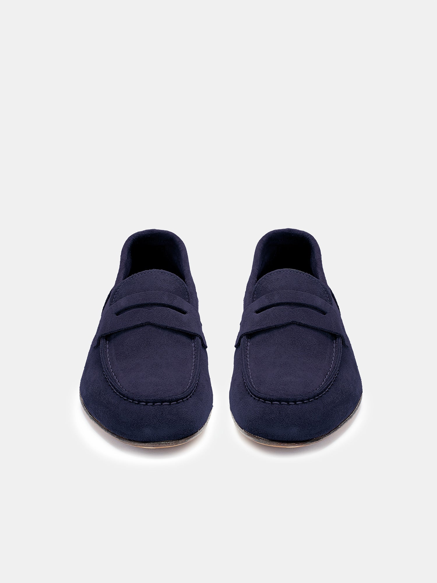 Suede leather loafer
