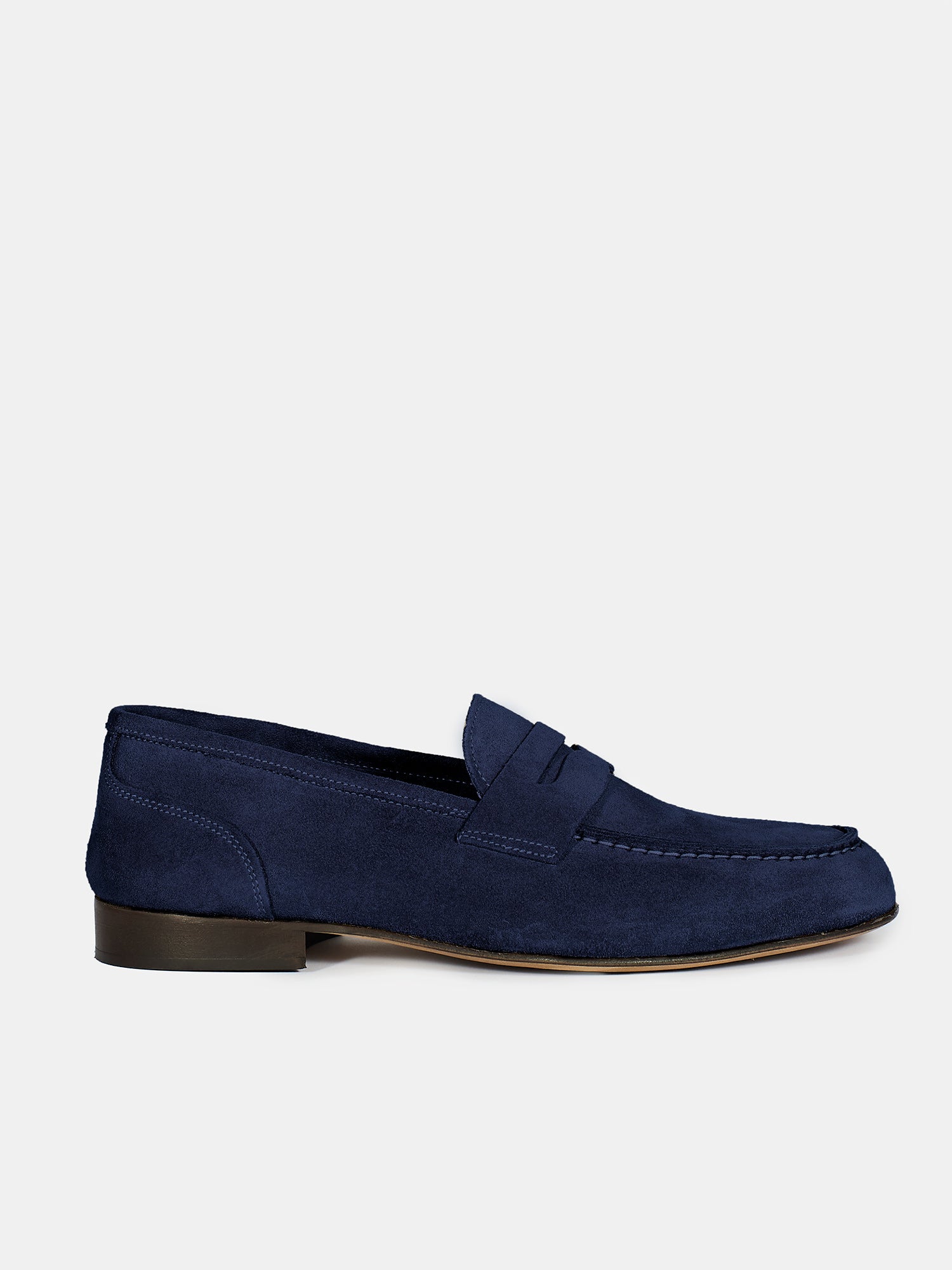 Suede leather loafer