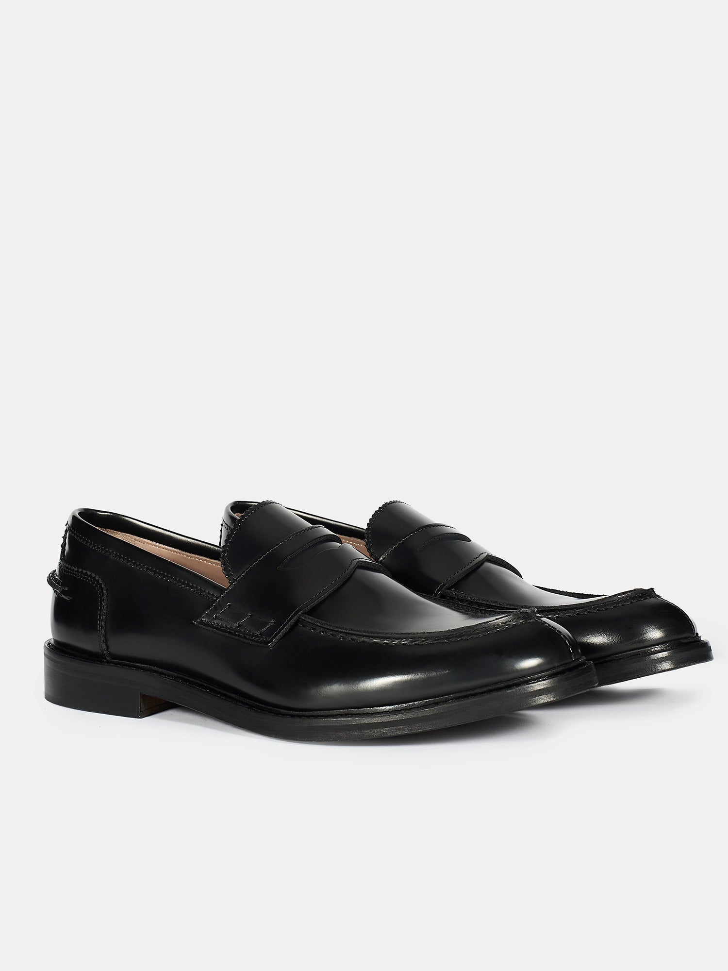 Loafer in abrasive leather