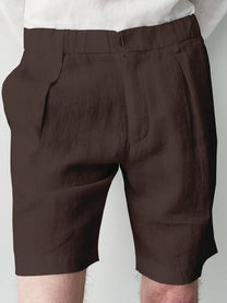 100% linen bermuda