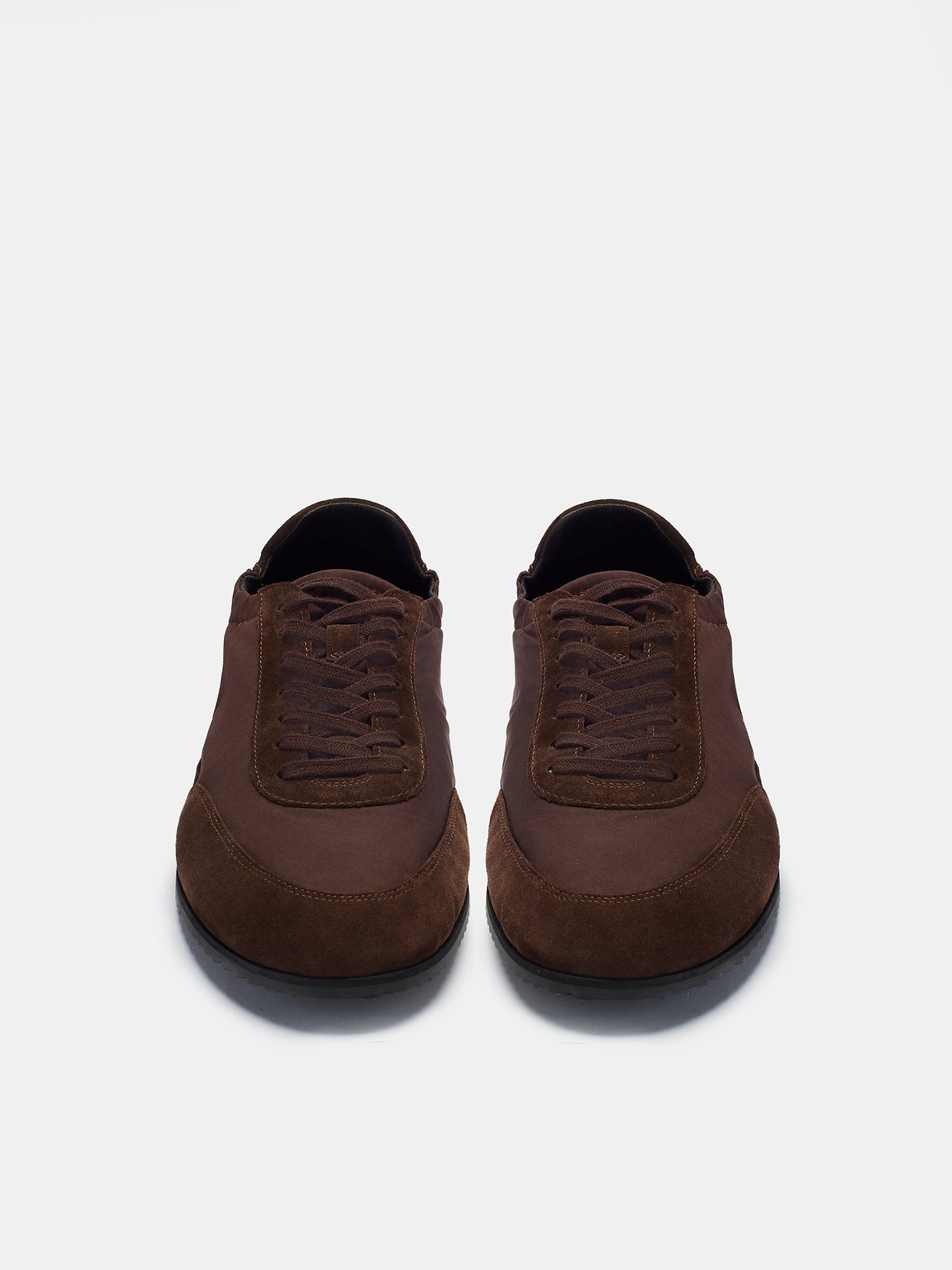Sneakers in nylon e suede