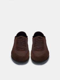 Sneakers in nylon e suede