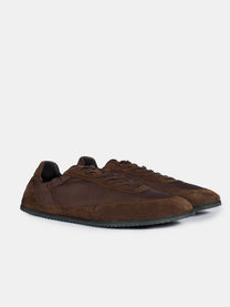 Sneakers in nylon e suede
