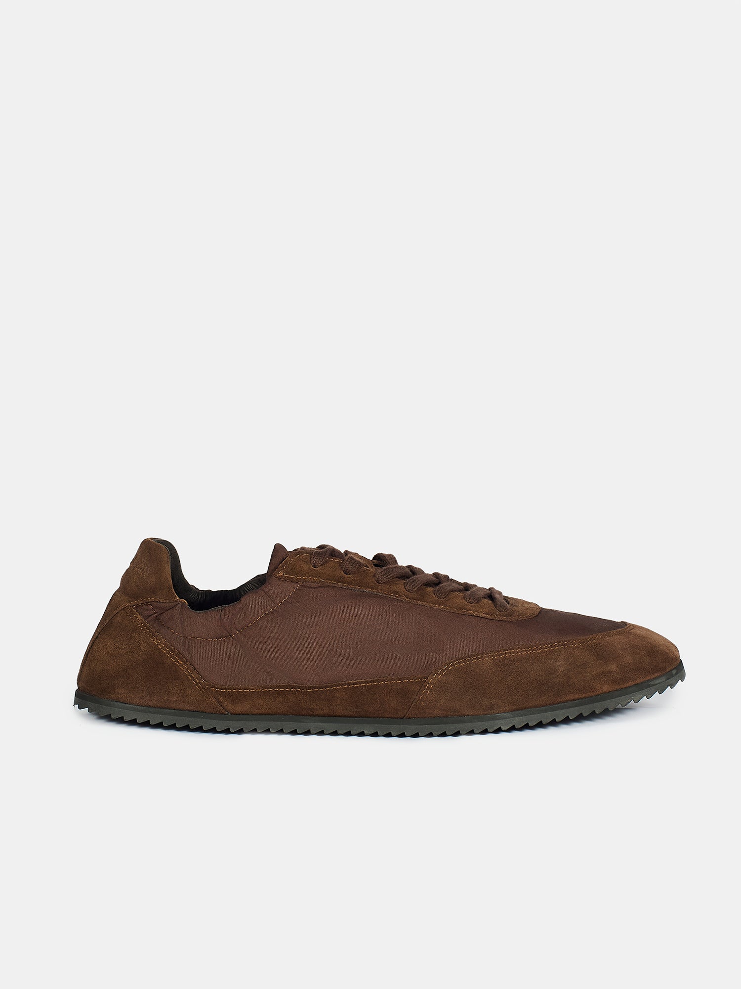 Sneakers in nylon e suede