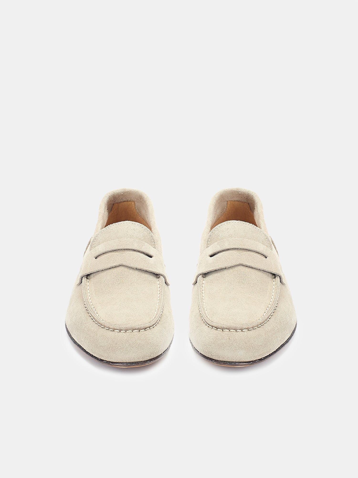 Suede leather loafer