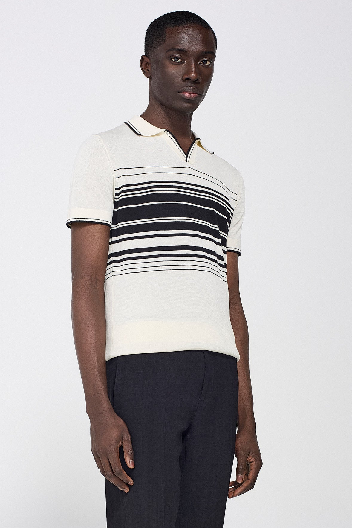 STRIPED POLO