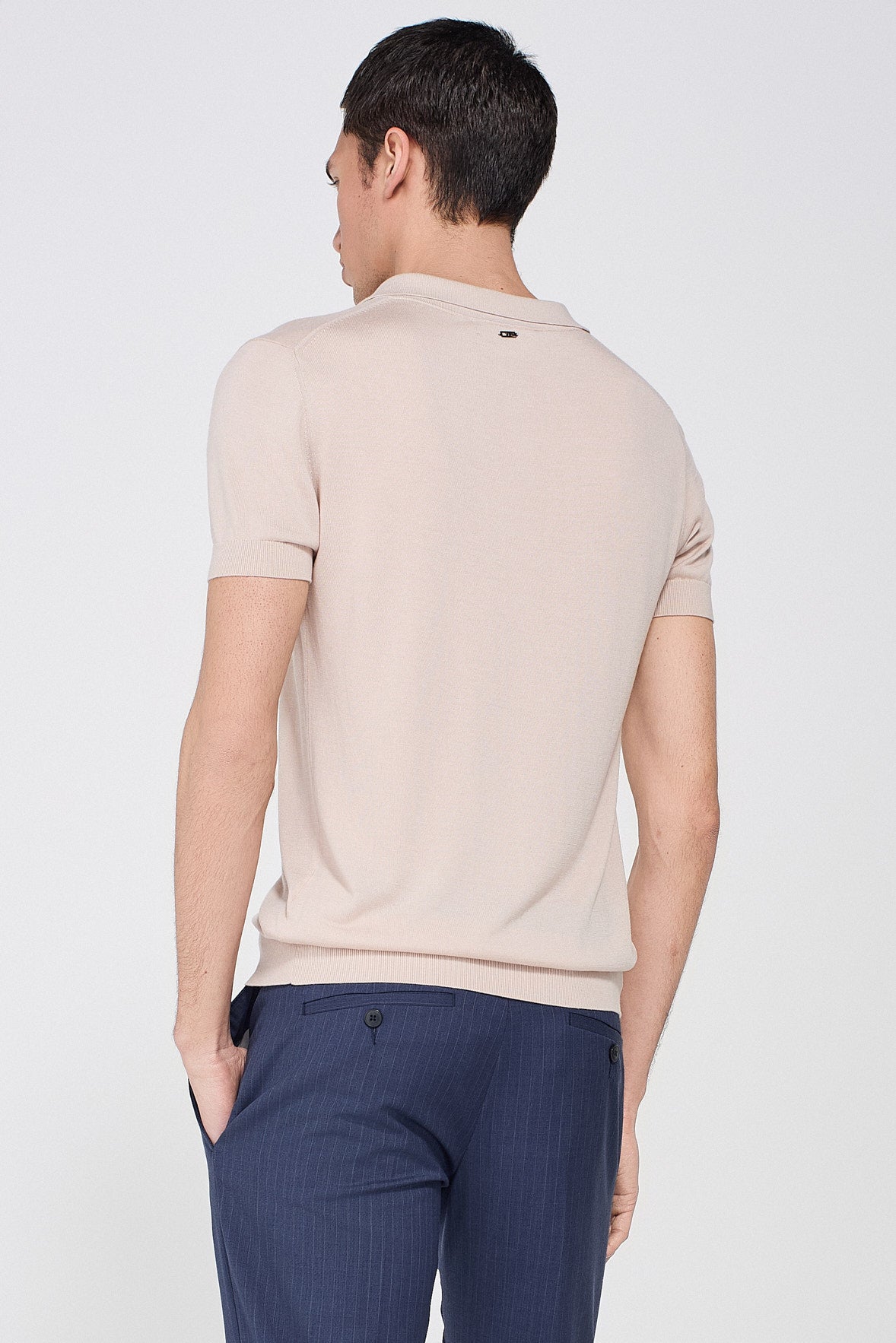 SILK POLO SHIRT