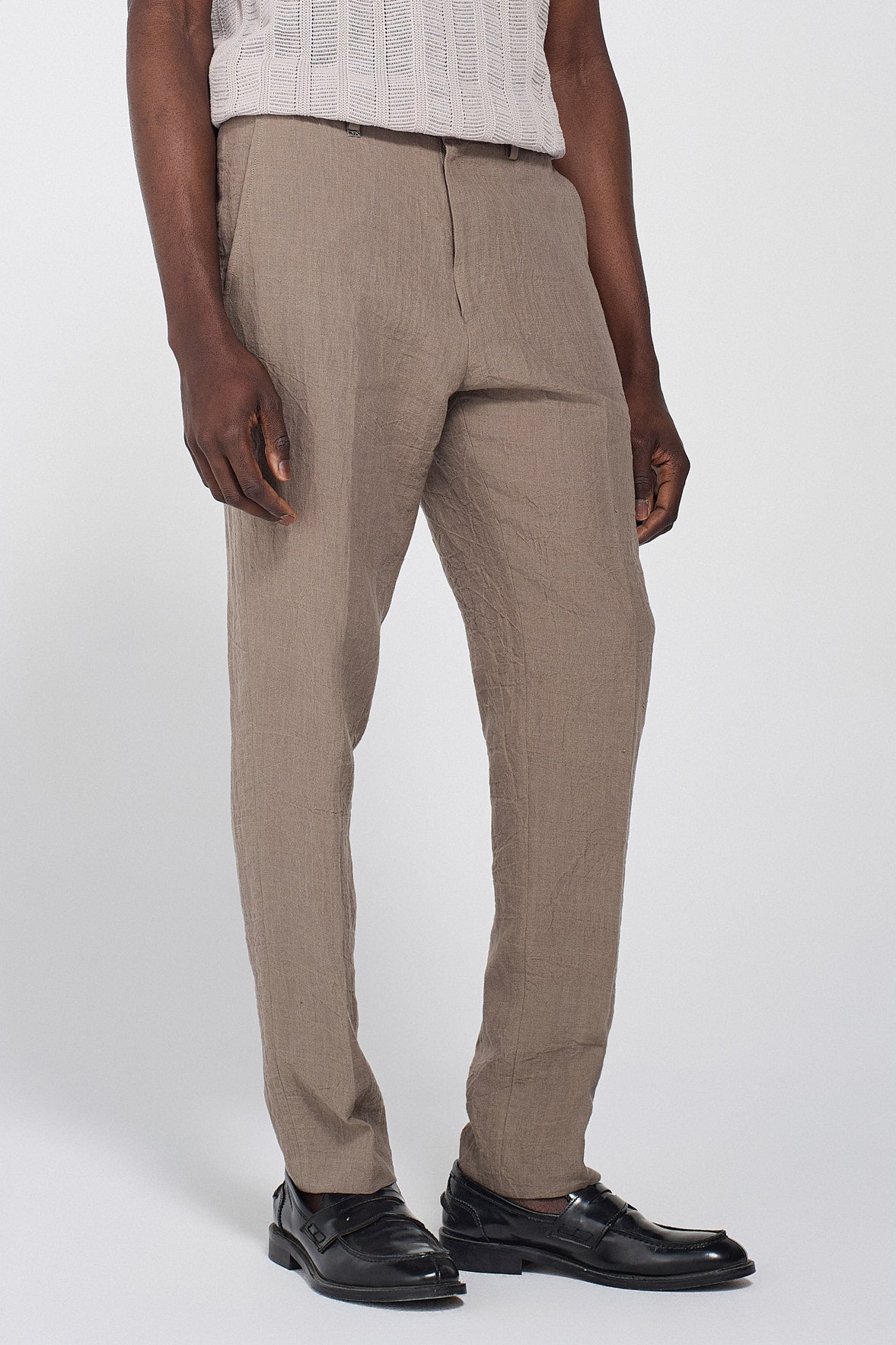 LINEN SUIT PANTS