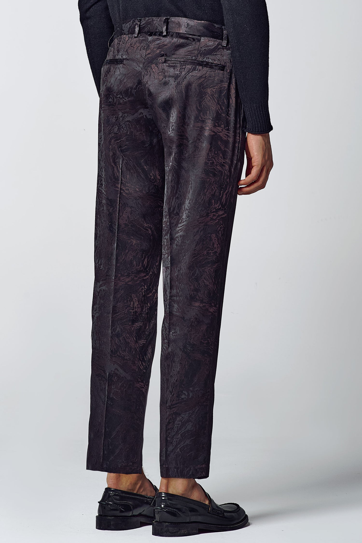 JACQUARD SUIT PANTS