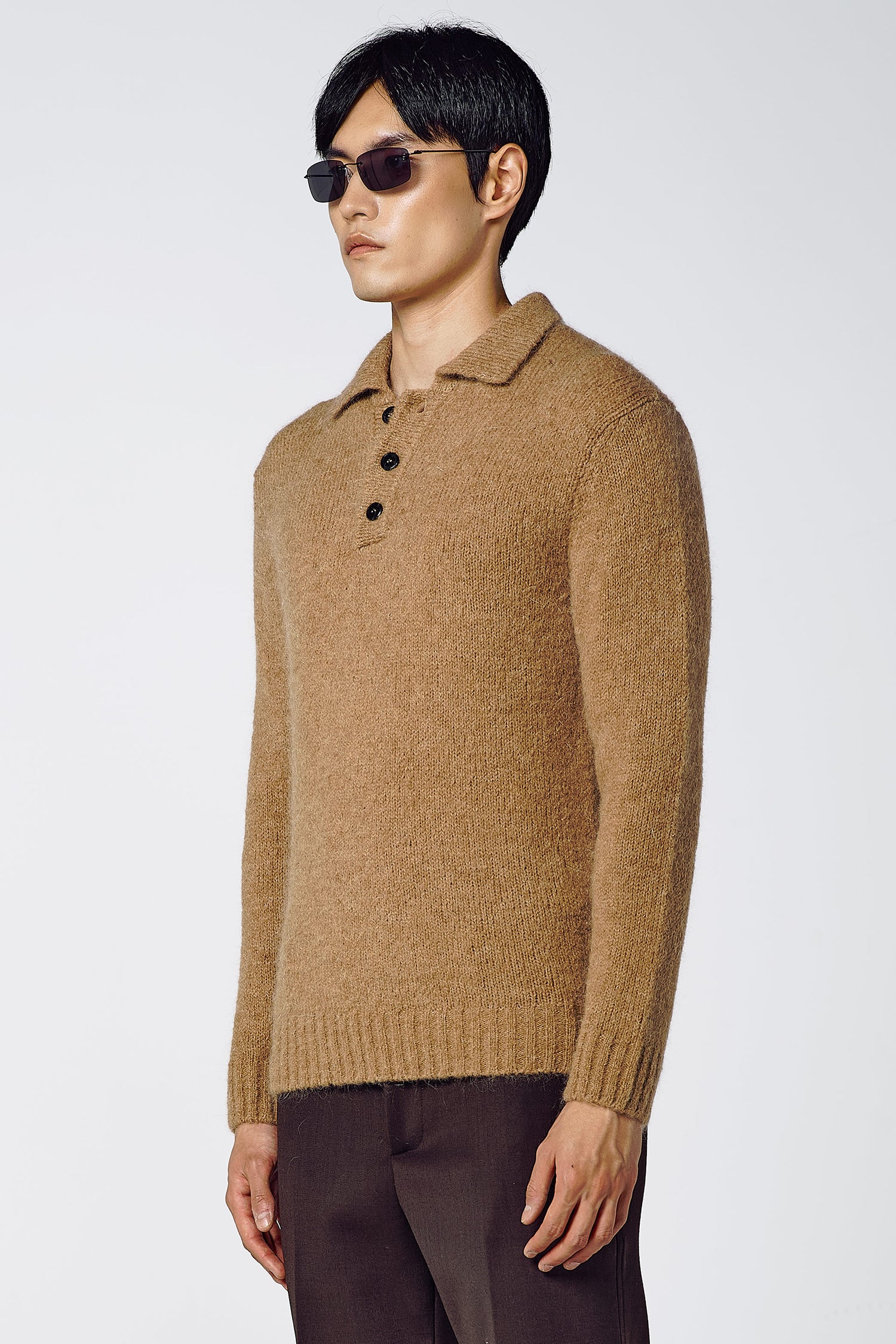 MAGLIA POLO MOHAIR