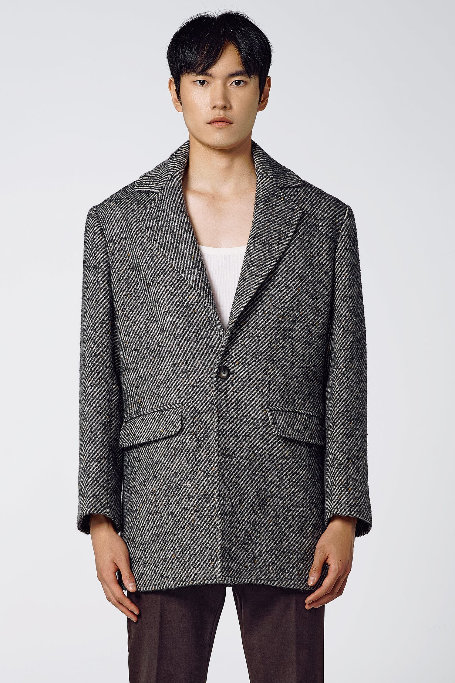 CAPPOTTO IN TWILL CABAN