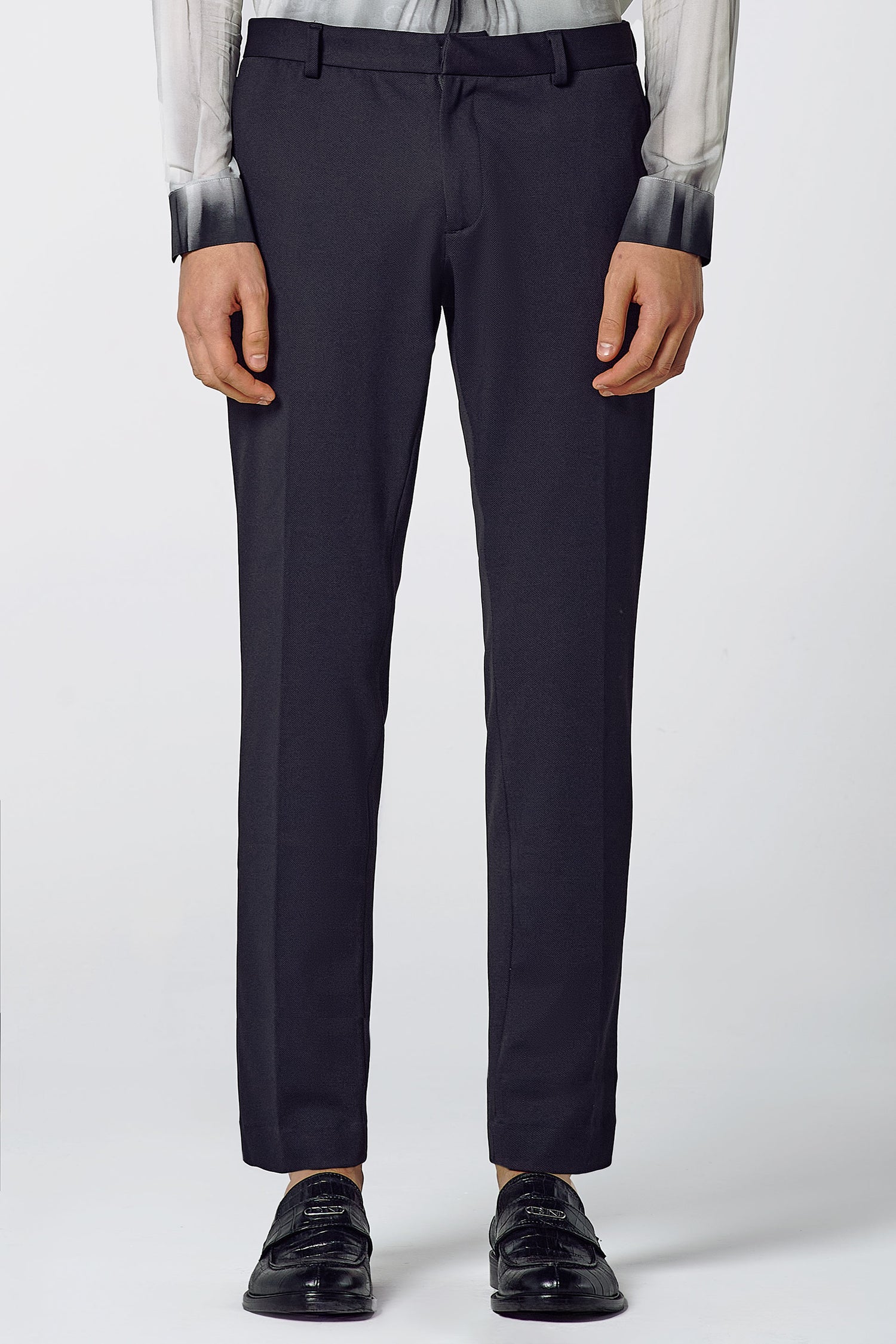 COTTON SUIT PANTS