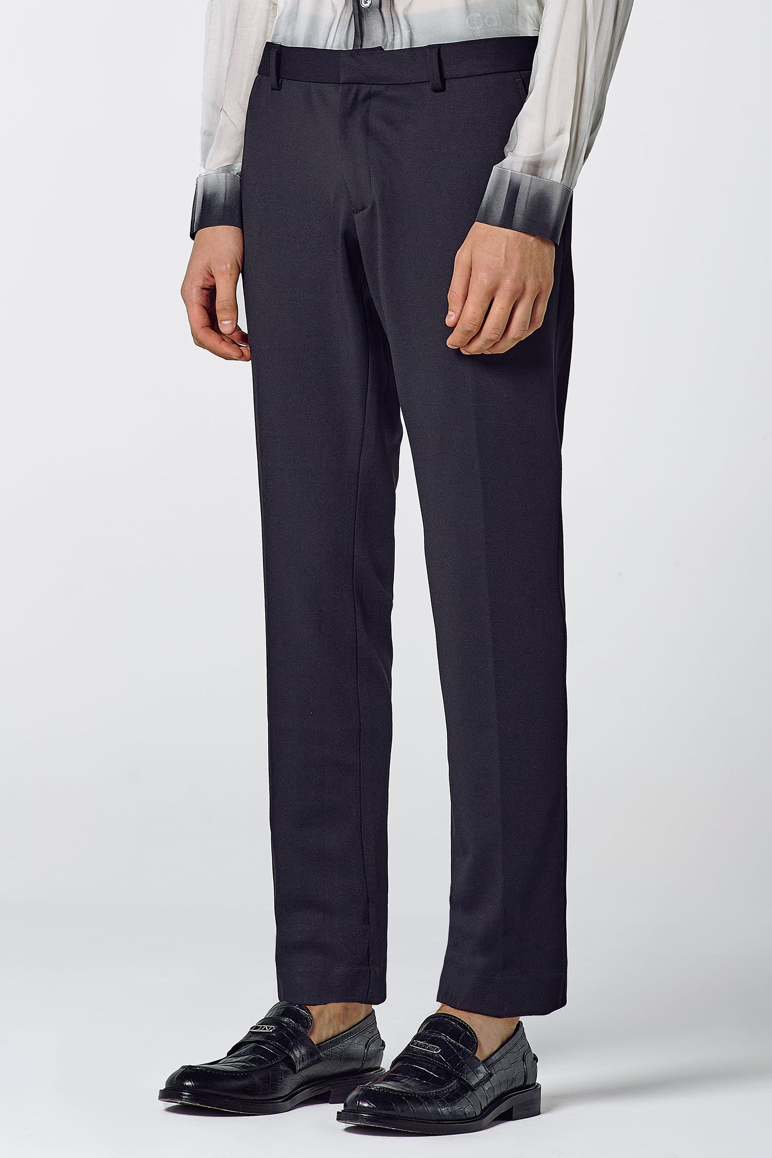 COTTON SUIT PANTS