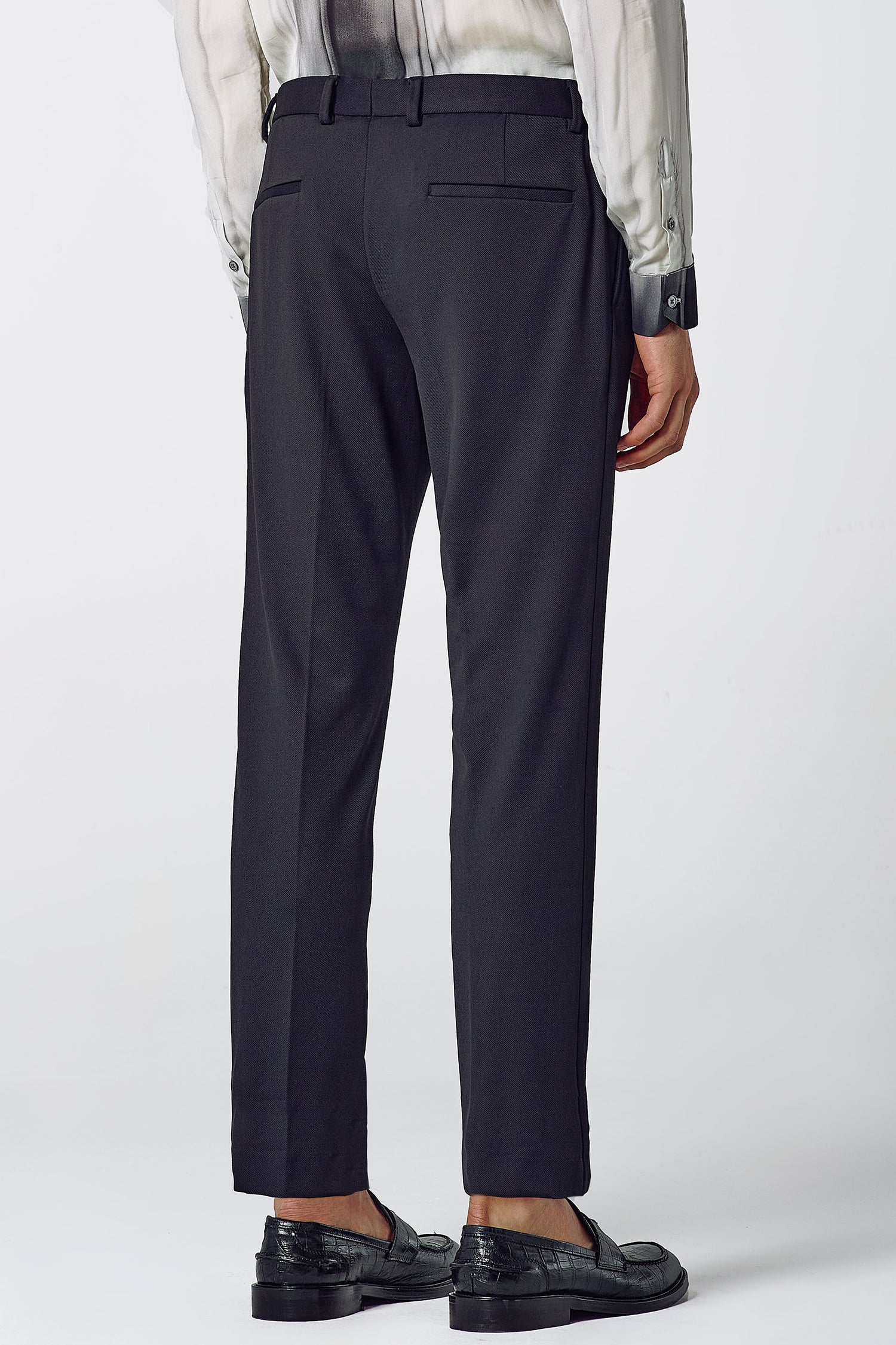 COTTON SUIT PANTS