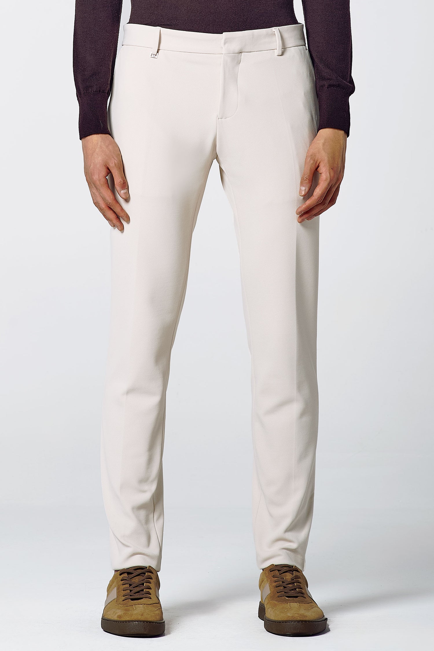 COTTON SUIT PANTS