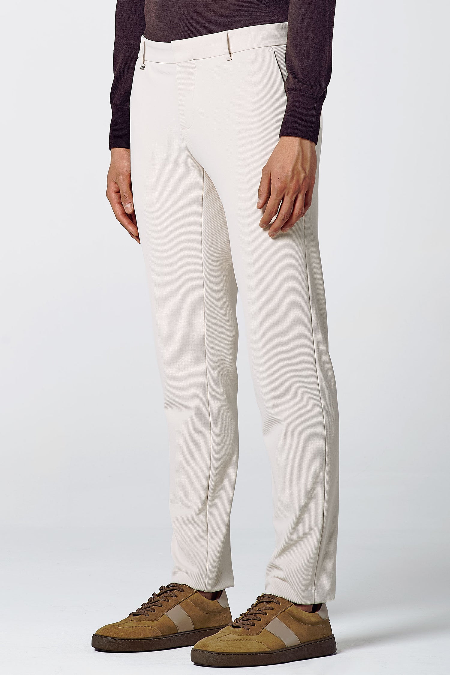 COTTON SUIT PANTS