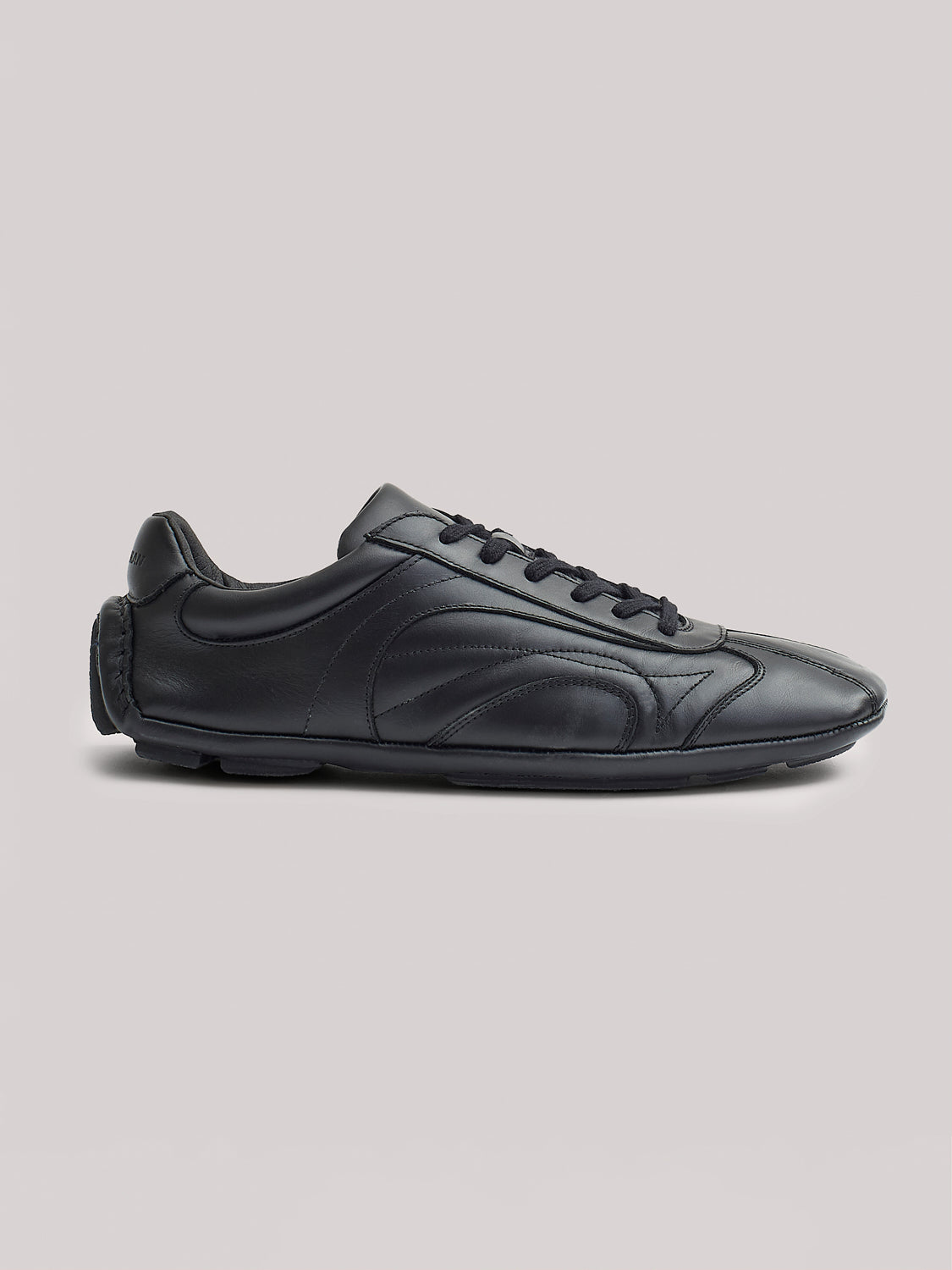 Sneakers low top in pelle
