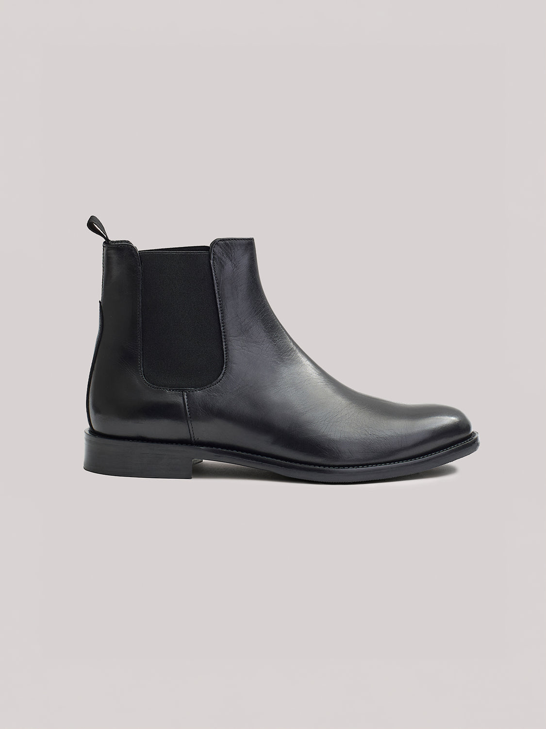 Leather chelsea boots