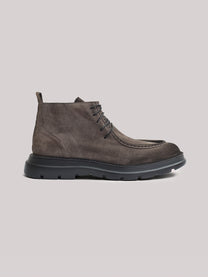 Ankle boots stringati in suede