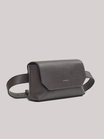Grained leather belt bag