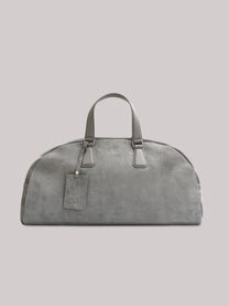 Suede bowling bag