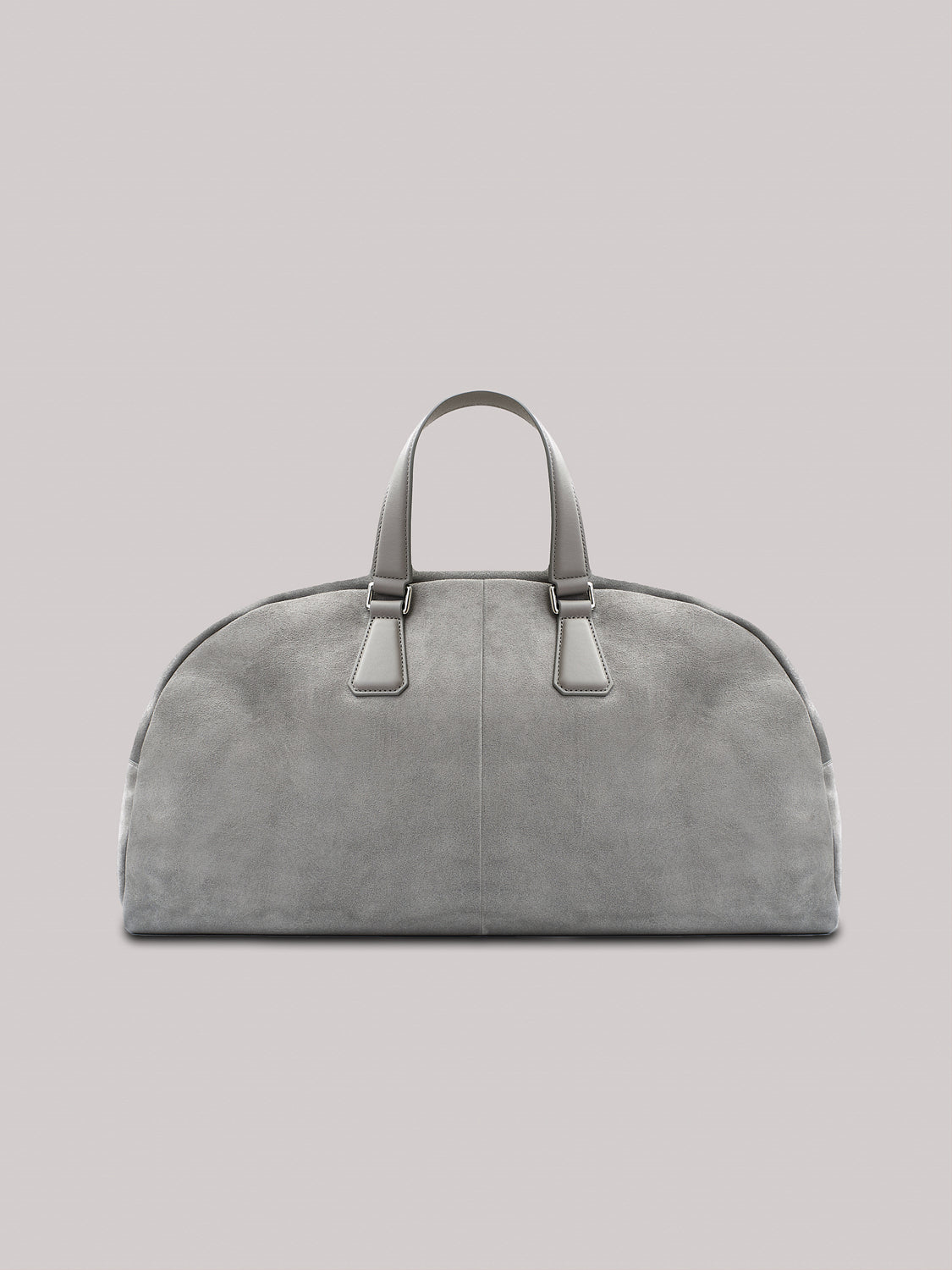 Suede bowling bag