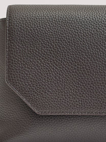 Grained leather belt bag