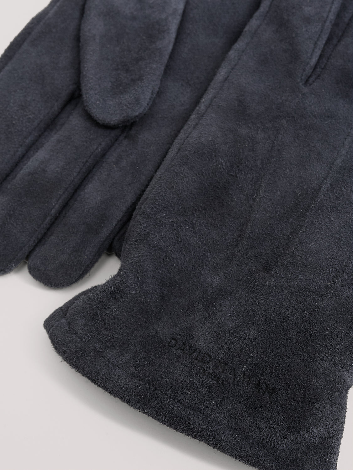 Suede leather gloves