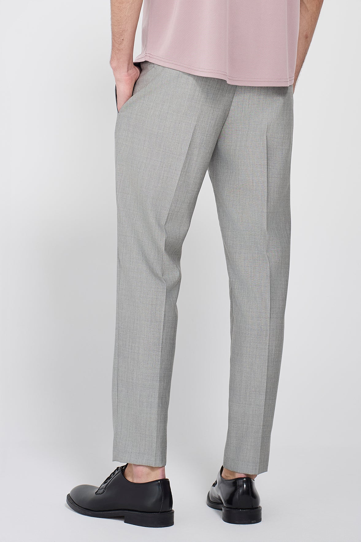 SILK SUIT PANTS
