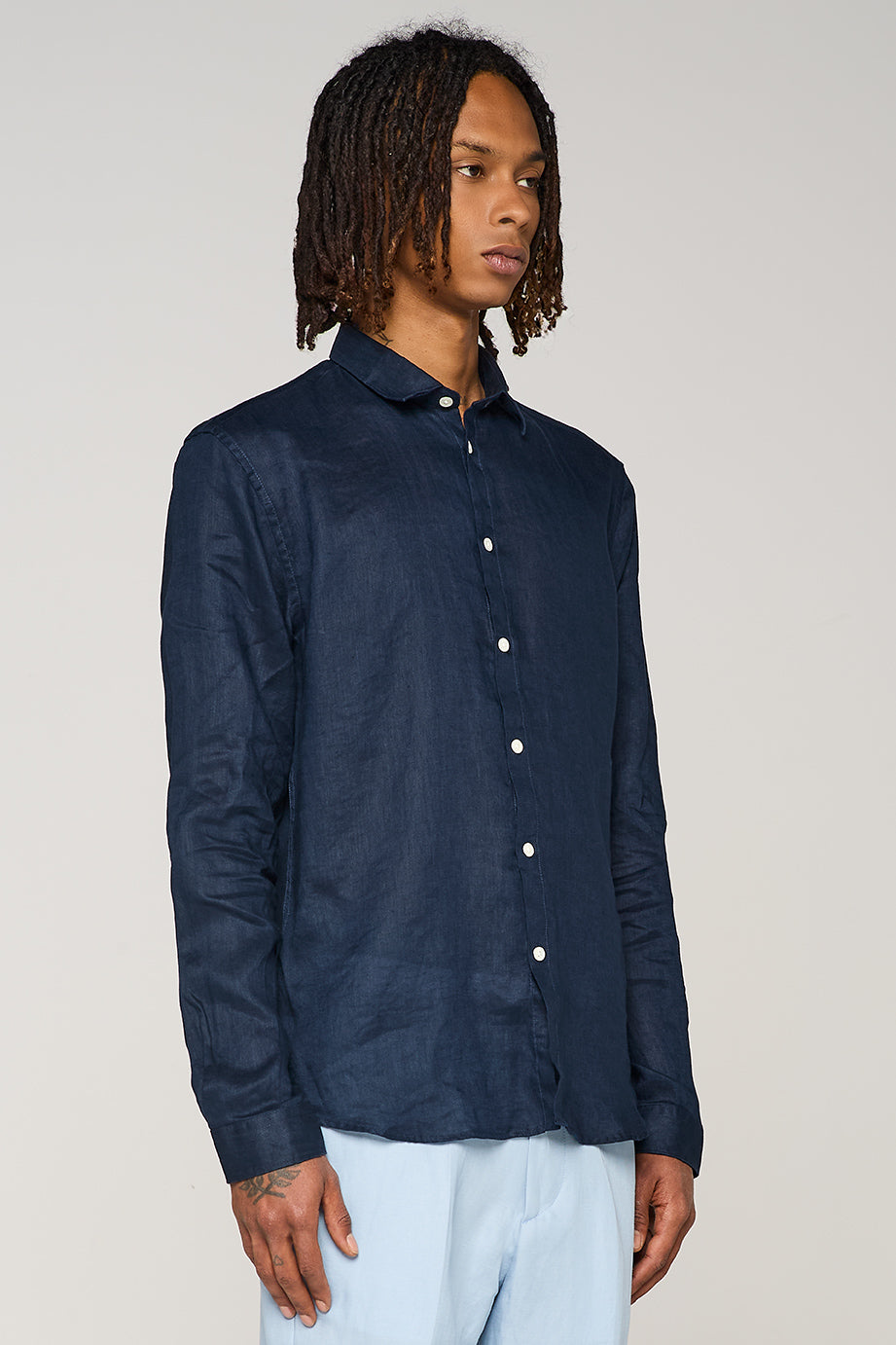 LINEN BASIC SHIRT