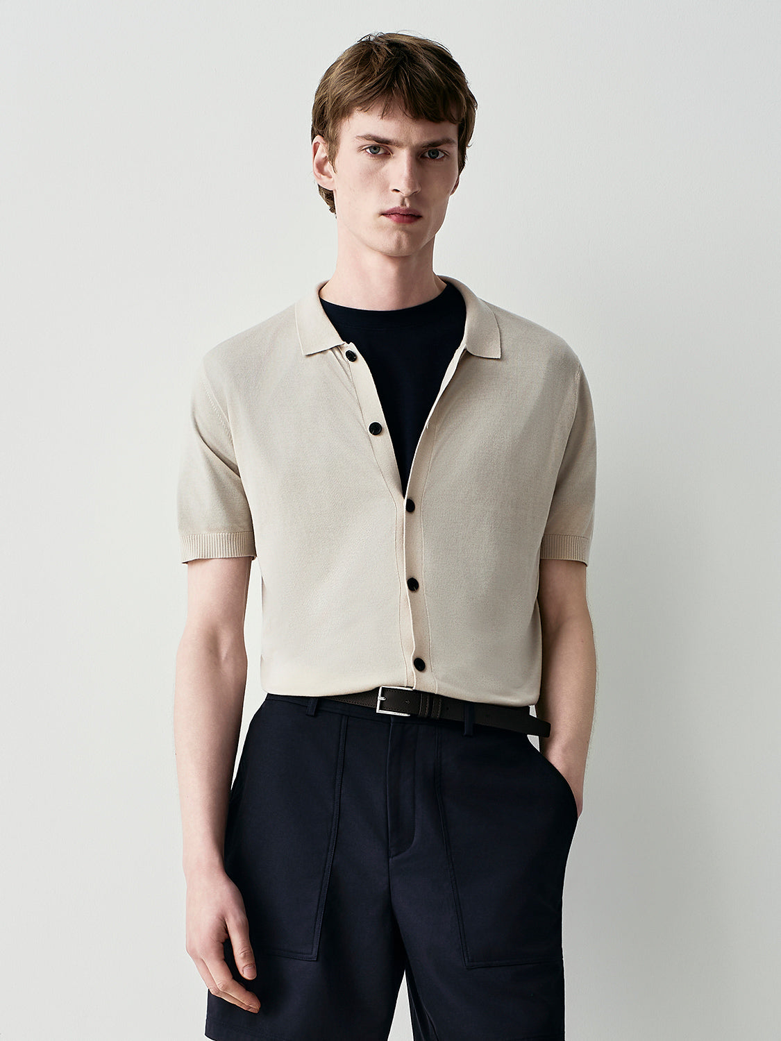 Cardigan in misto seta