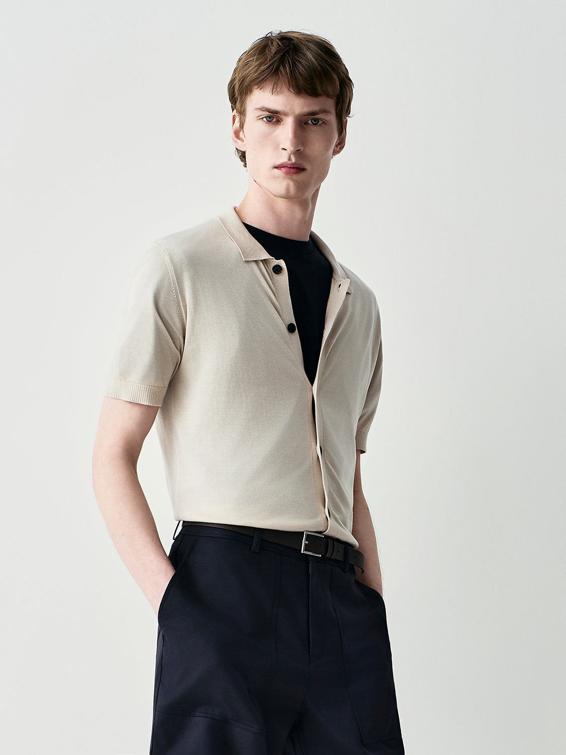 Cardigan in misto seta