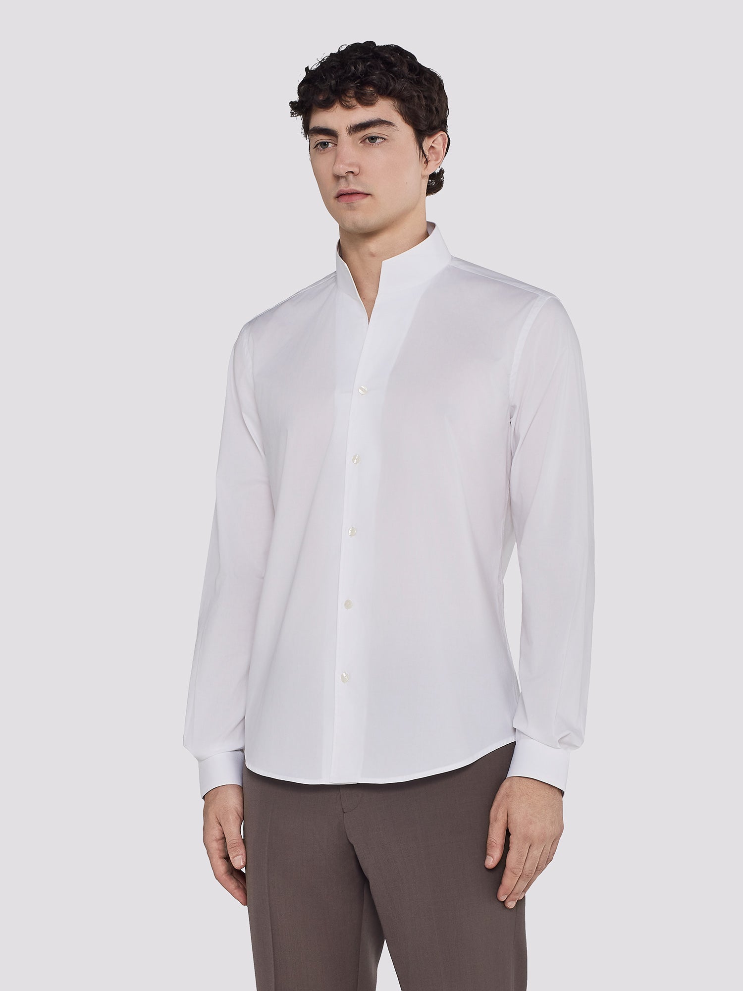 STANDING COLLAR SHIRT