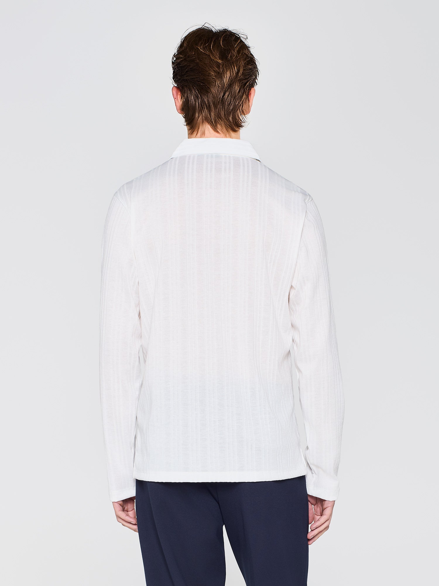 Textured jersey shirt