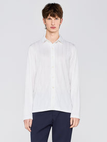 Textured jersey shirt