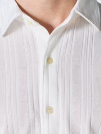 Textured jersey shirt
