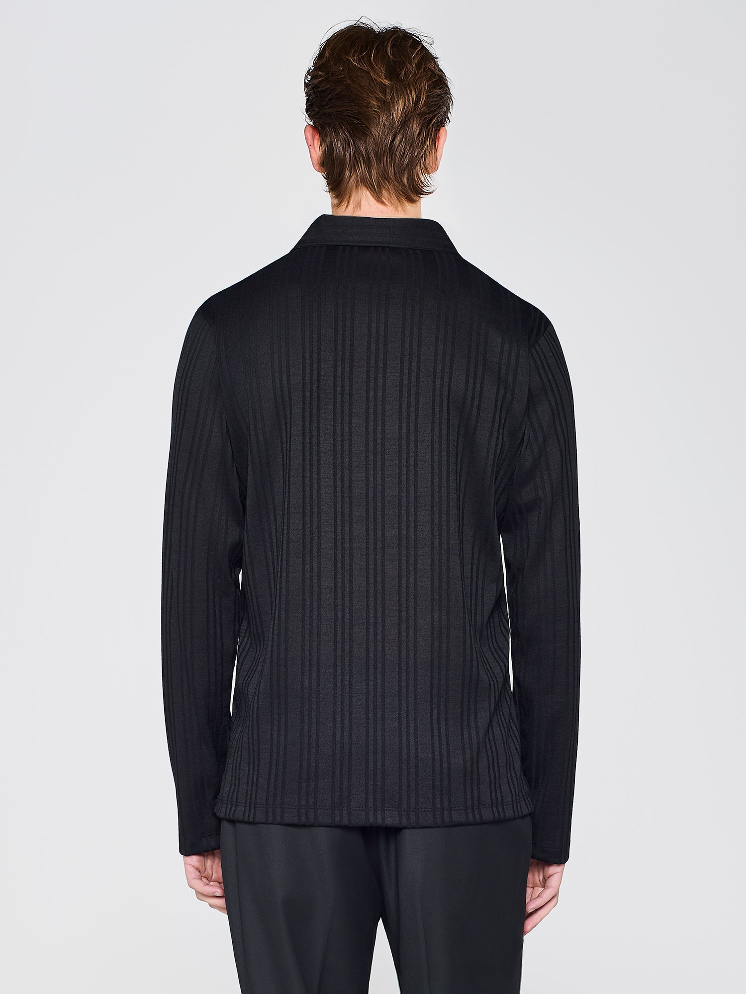 Textured jersey shirt