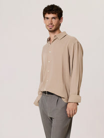 Relaxed lyocell shirt
