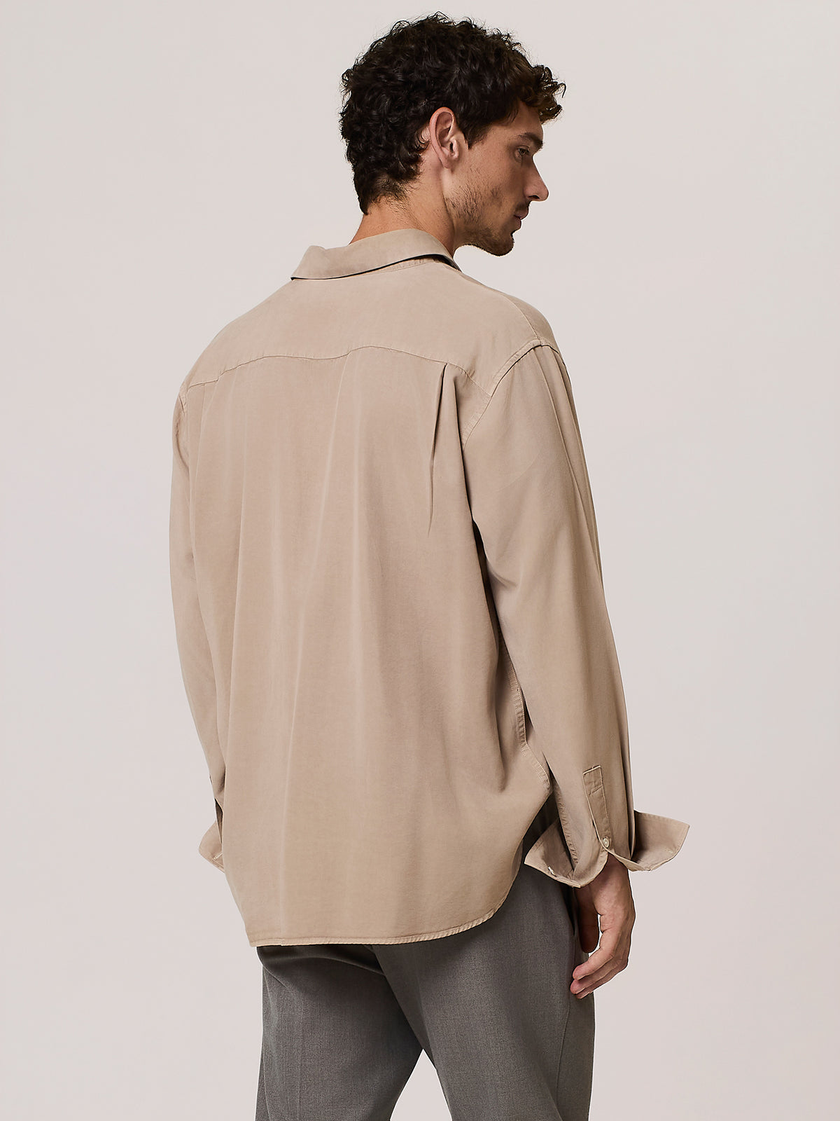 Relaxed lyocell shirt