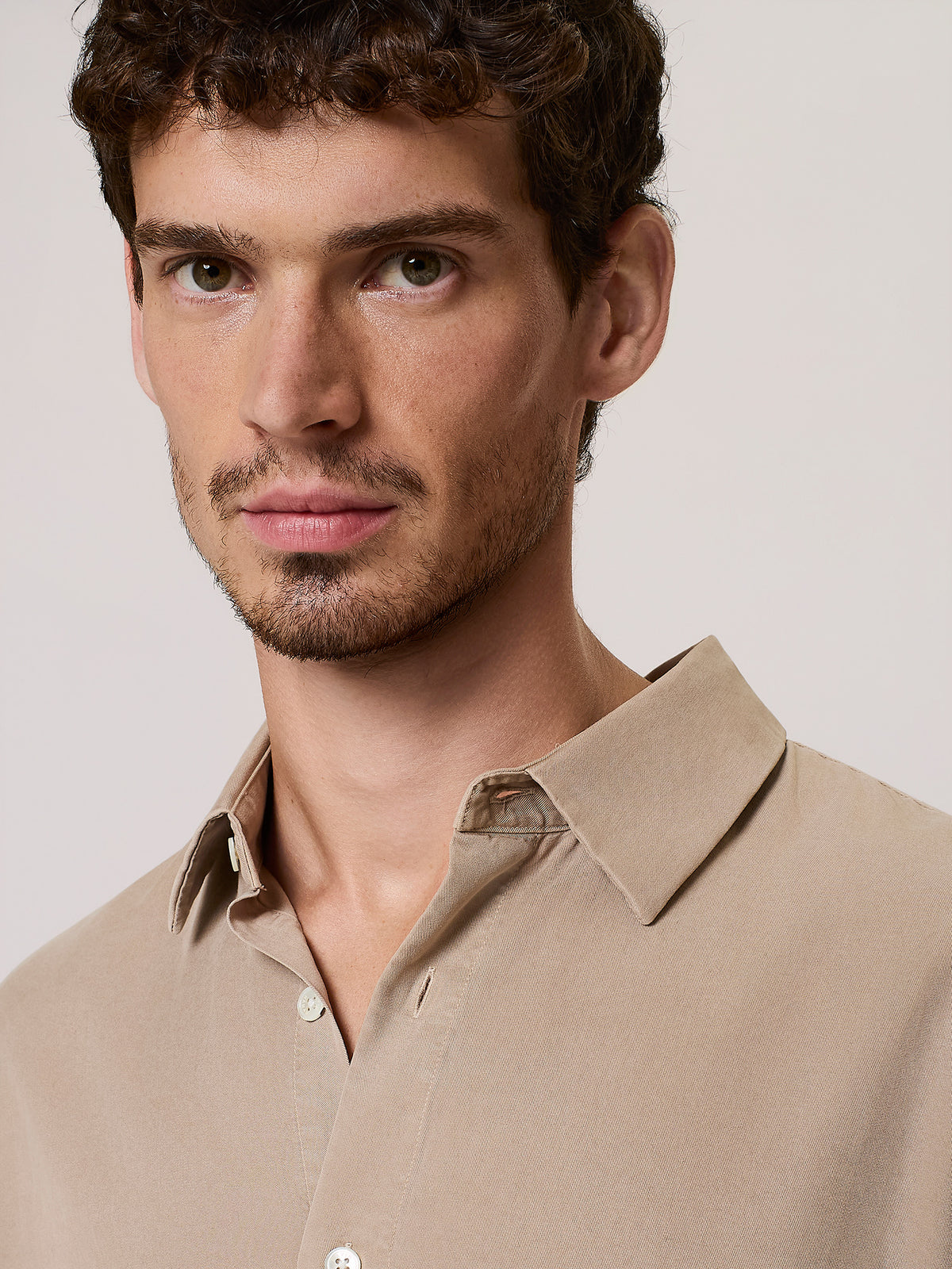Relaxed lyocell shirt