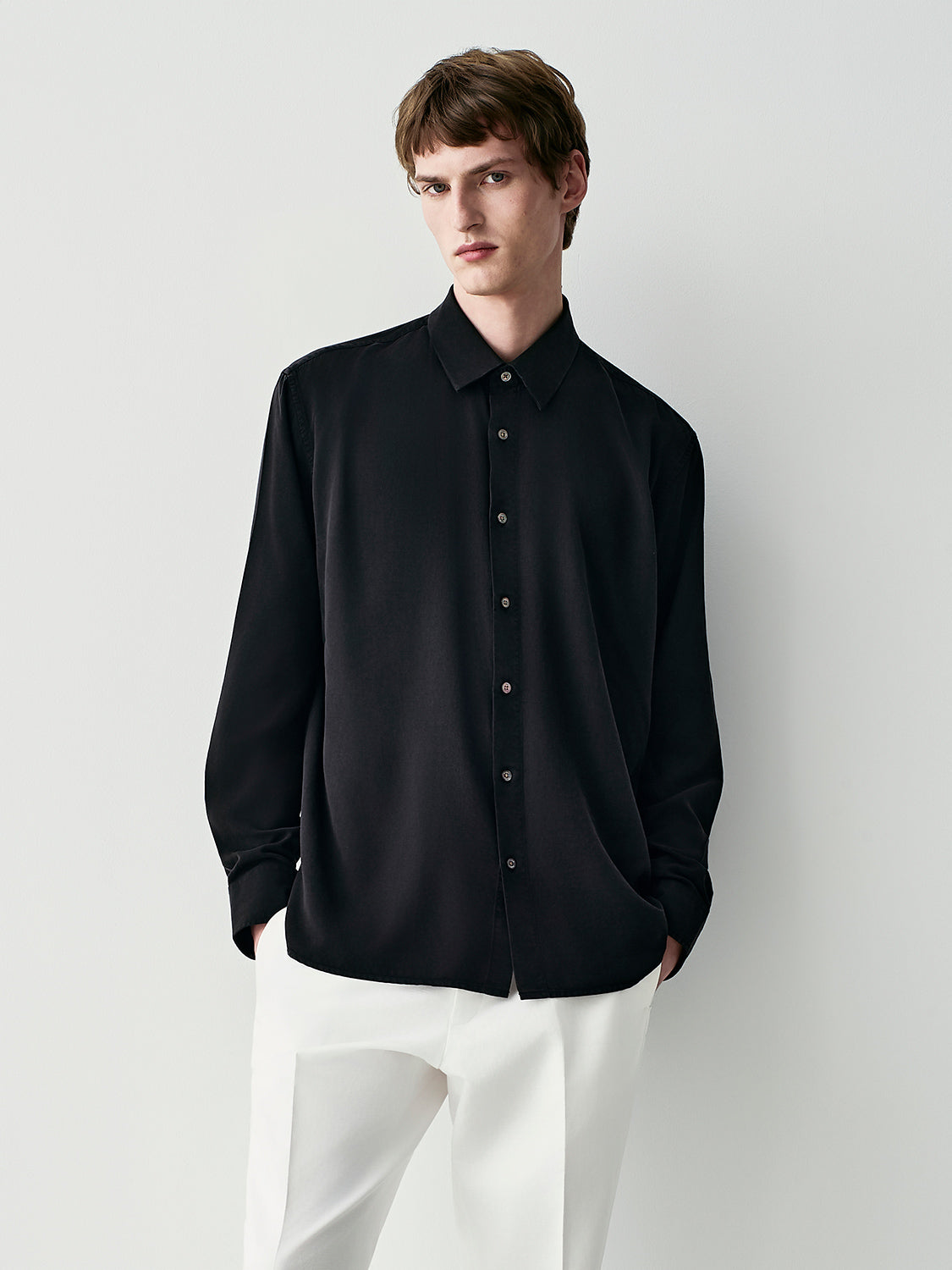 Camicia relaxed in lyocell
