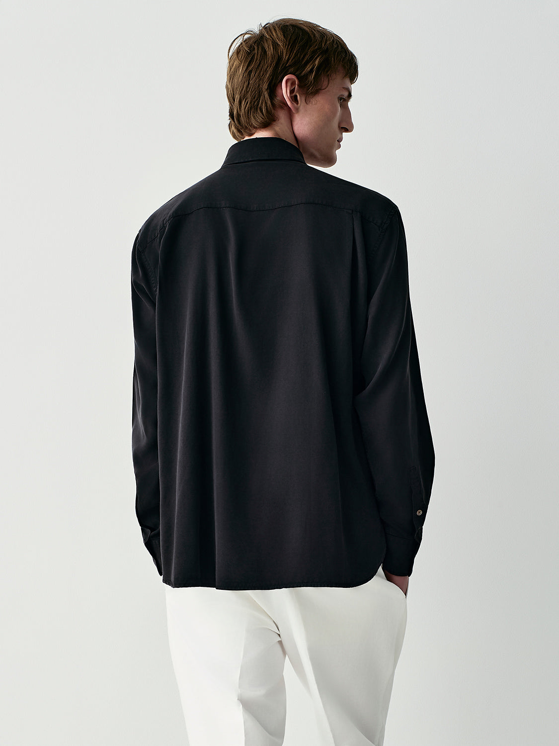 Relaxed lyocell shirt