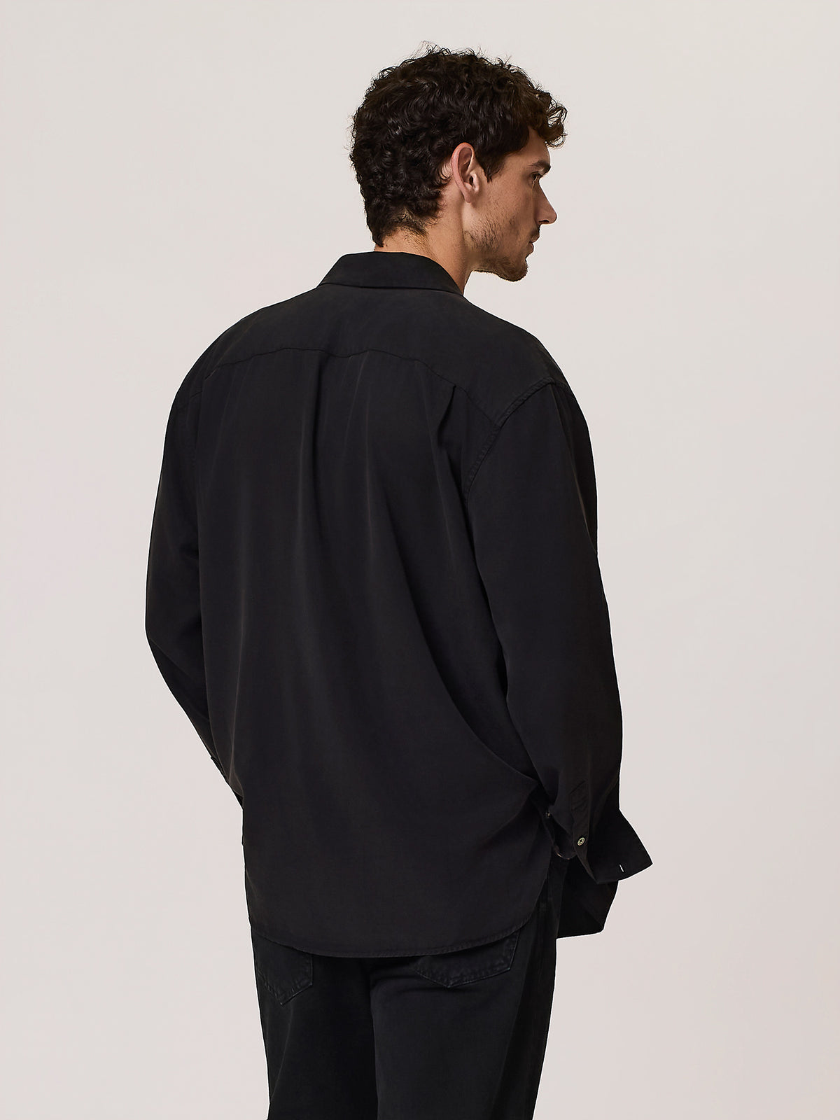 Relaxed lyocell shirt