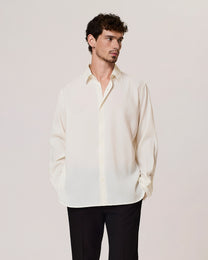 modal blend relaxed shirt