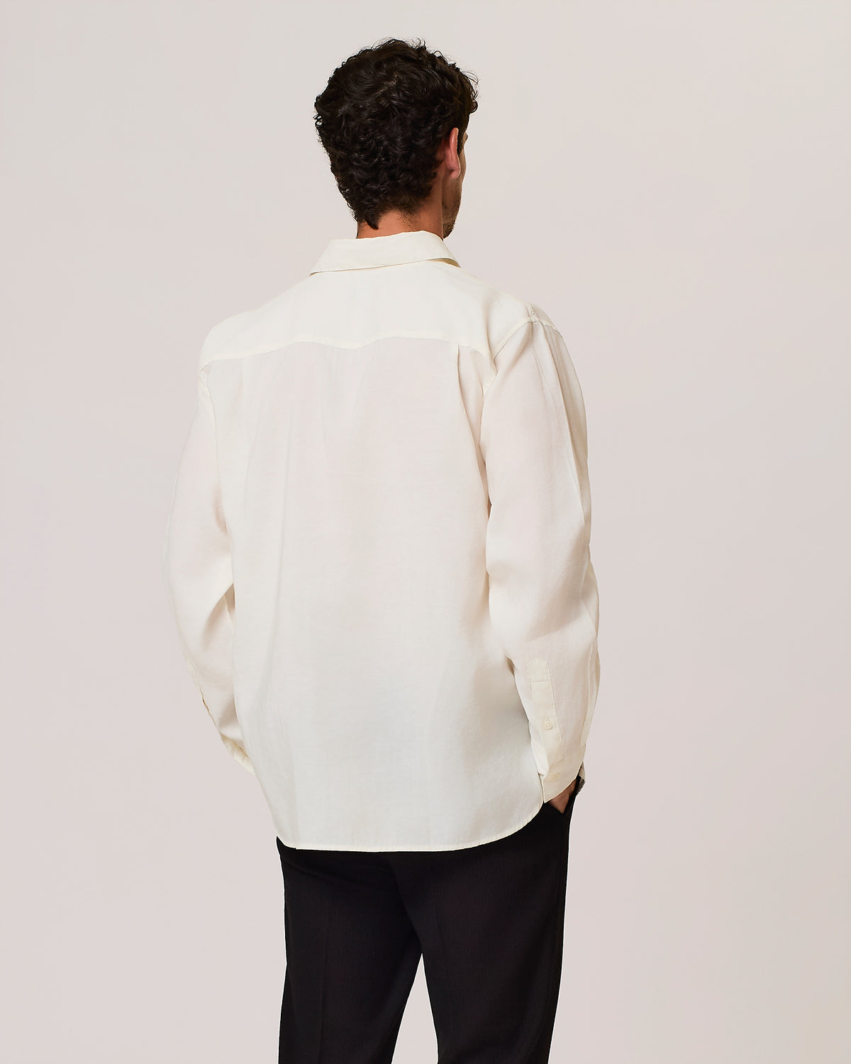 modal blend relaxed shirt