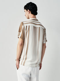 Camicia stampata a righe